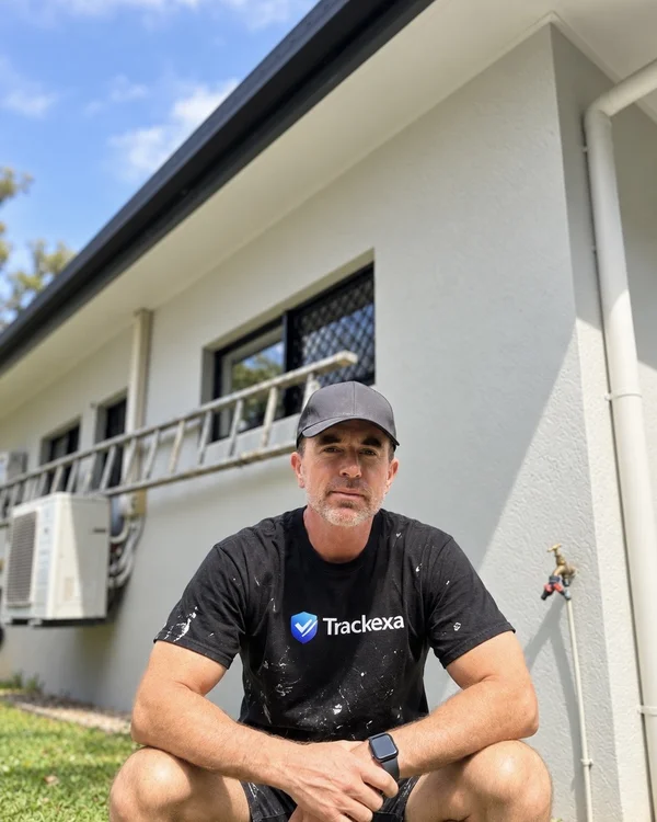 Joel Walters, painter from Cairns and founder of Trackexa