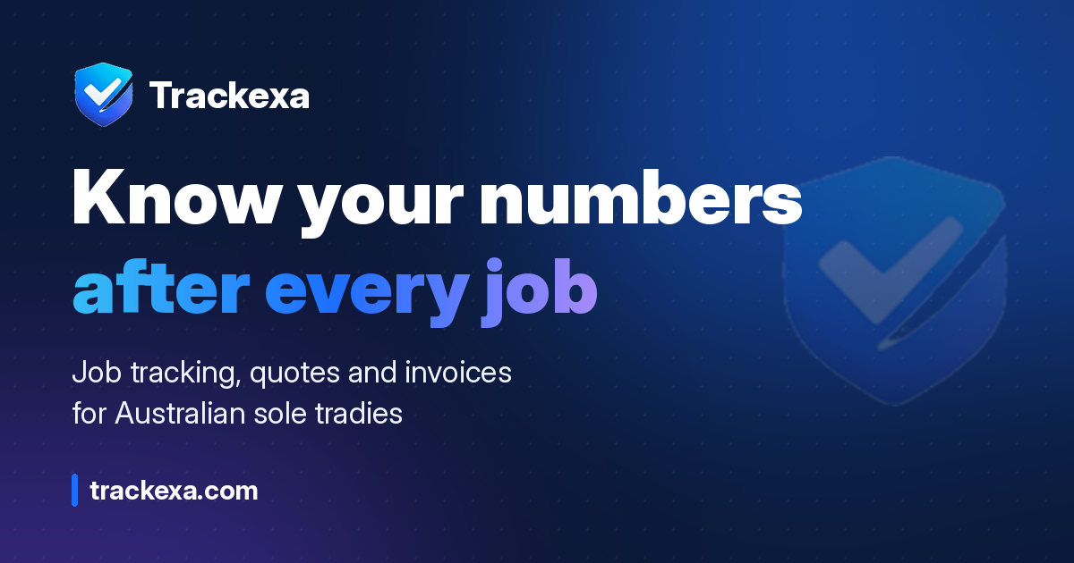 Trackexa: know your numbers after every job